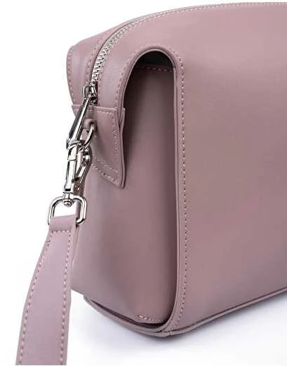 Vuch Moteriška odinė crossbody rankinė Lison Dusty Rožinė