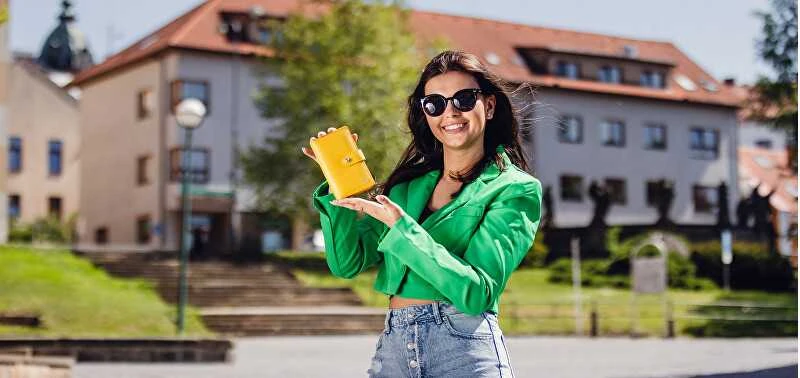 Vuch Moteriška piniginė Maeva Middle Geltona