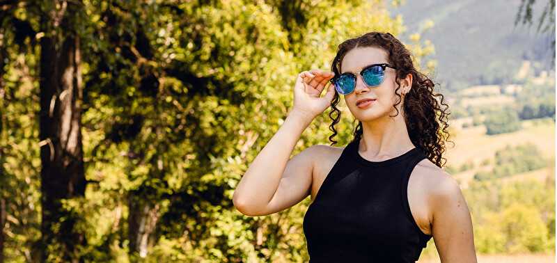 Vuch Polarized sunglasses Brigida Metal Mėlyna