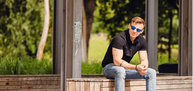 Vuch Polarized sunglasses Brigida Metal Mėlyna