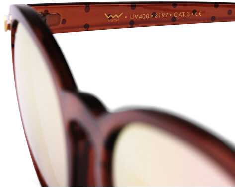 Vuch Polerizuoti sunglasses Foxy Dotty Mocha