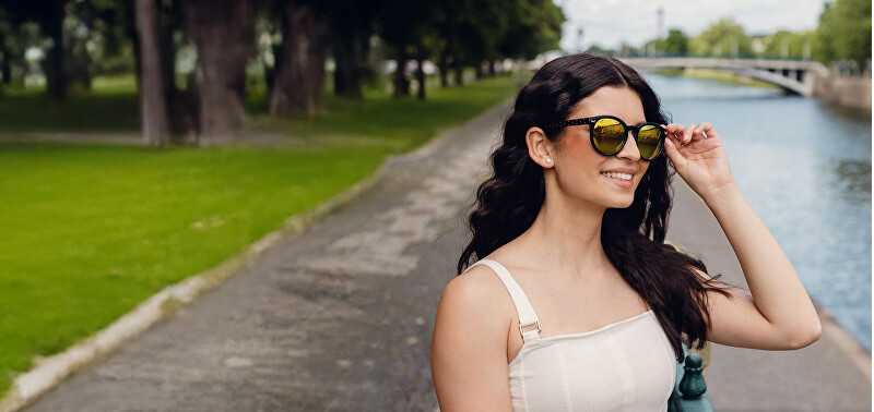 Vuch Polerizuoti sunglasses Foxy Dotty Juodas
