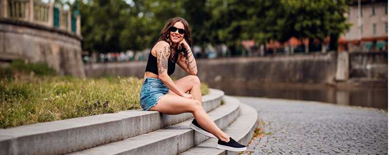 Vuch Polerizuoti sunglasses Elea Juodas
