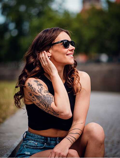 Vuch Polerizuoti sunglasses Elea Juodas
