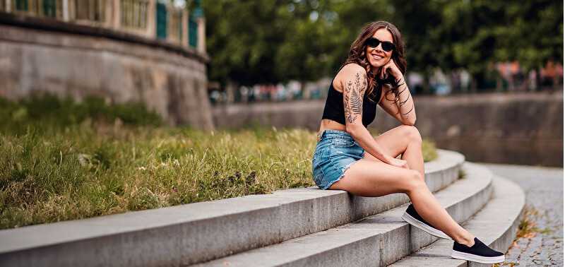 Vuch Polerizuoti sunglasses Elea Juodas