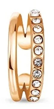 Vuch Split single earring with zircons Vein Rose Gold