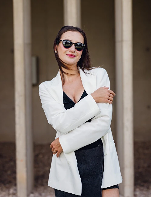 Vuch Sunglasses Mitzi Horizontal Rožinė