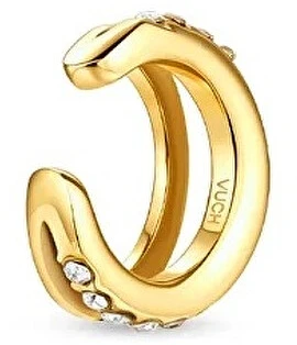 Vuch Vein Gold split single earring with zircons