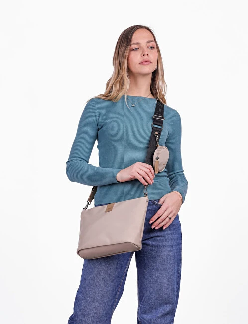 Vuch Women's 2-in-1 crossbody bag Mitch Nexa rusvai gelsvas