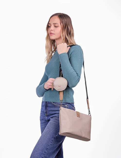 Vuch Women's 2-in-1 crossbody bag Mitch Nexa rusvai gelsvas