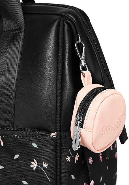 Vuch Women's backpack Eloa Flowers Juodas