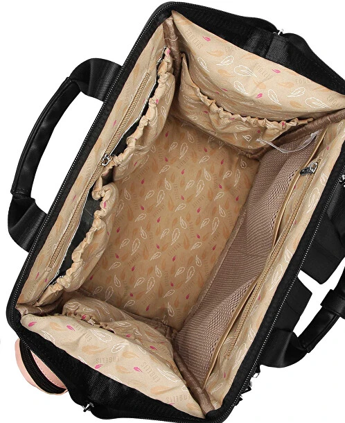 Vuch Women's backpack Eloa Flowers Juodas