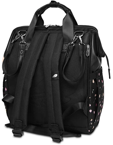 Vuch Women's backpack Eloa Flowers Juodas