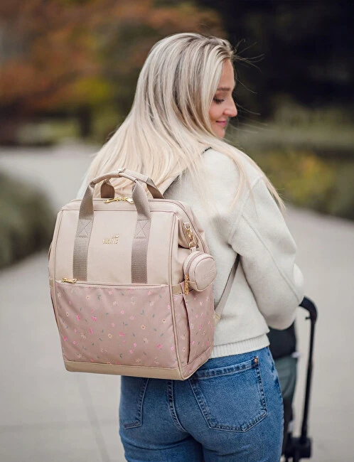 Vuch Women's backpack Eloa Flowers rusvai gelsvas