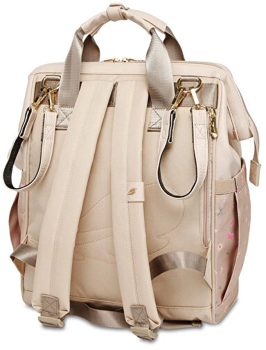 Vuch Women's backpack Eloa Flowers rusvai gelsvas