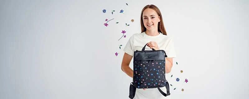 Vuch Women's backpack Glenn Meadow Juodas
