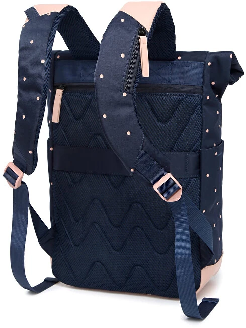 Vuch Women's backpack Virion Dotty Dark Mėlyna