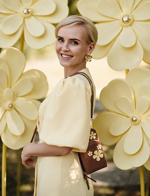 Vuch Moterų kuprinė piniginė Daisy Glow Ruda