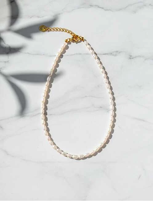 Vuch Women's pakabukas made of real pearls Mireya Gold