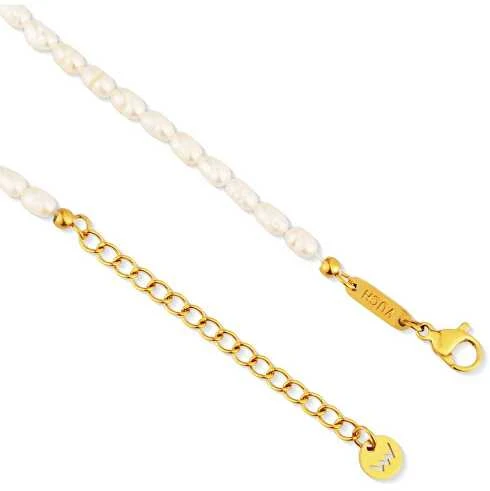 Vuch Women's pakabukas made of real pearls Mireya Gold
