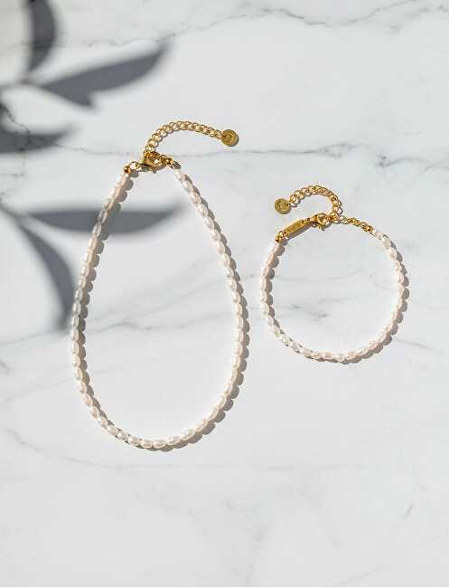 Vuch Women's pearl bracelet made of river pearls Mireya Gold