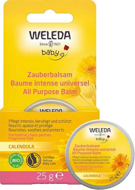 Weleda Baby Calendula All-in-One Balzamas Kūno balzamas vaikams, 25 g