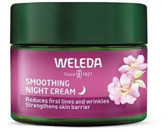 Weleda Wild Rose & Baltas Tea Smoothing Night Kreminis Night Skin Kreminis