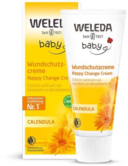 Weleda Calendula sauskelnių keitimo kremas kūdikiams, 30 ml