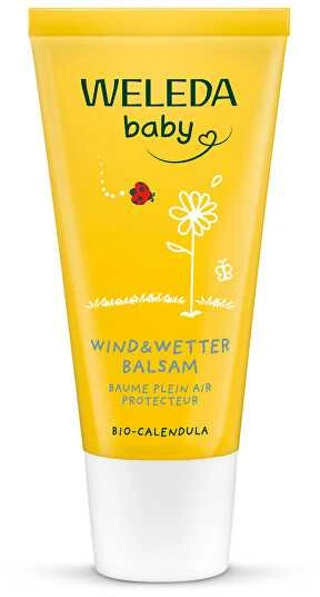 Weleda apsauginis kremas nuo blogo oro ir vėjo vaikams su medetkomis Baby Calendula apsauginis balzamas 30ml