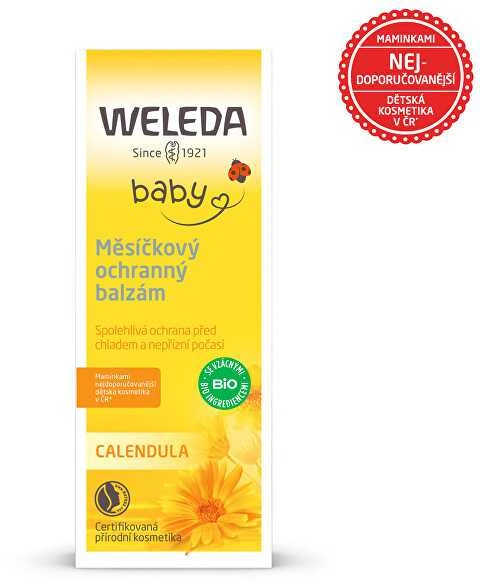 Weleda apsauginis kremas nuo blogo oro ir vėjo vaikams su medetkomis Baby Calendula apsauginis balzamas 30ml