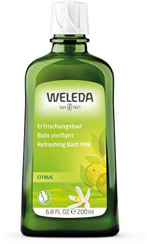 Weleda Citrus gaivinamasis vonios pienelis 200 ml buteliuke