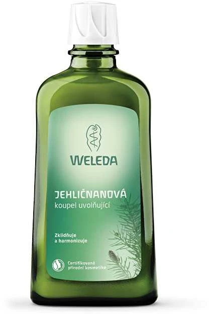 Weleda pušų vonios pienas Vonios putos unisex, 200 ml
