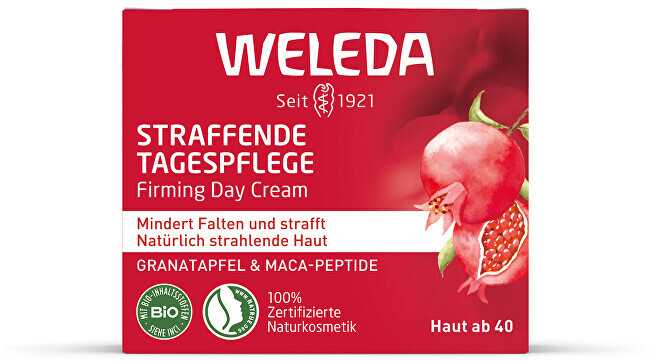 Weleda Pomegranate Firming Day Kreminis Day Kreminis moterims, 40 ml