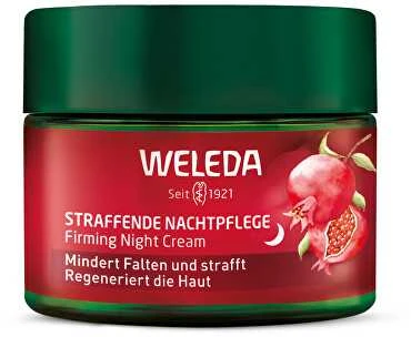 Weleda Pomegranate Firming Night Kreminis Night Skin Kreminis moterims, 40 ml