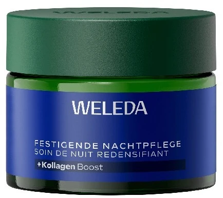 Weleda Mėlyna Gentian & Edelweiss Contouring Night Kreminis Night Skin Kreminis
