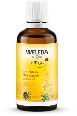 Weleda Baby Tummy Oil masažinis aliejus kūdikiams nuo pilvo pūtimo, 50 ml