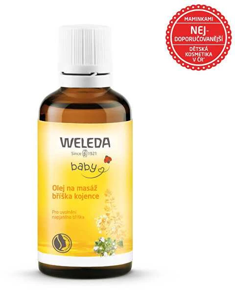 Weleda Baby Tummy Oil masažinis aliejus kūdikiams nuo pilvo pūtimo, 50 ml