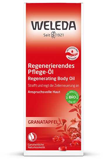 Weleda Granatų regeneruojantis kūno aliejus moterims, 100 ml