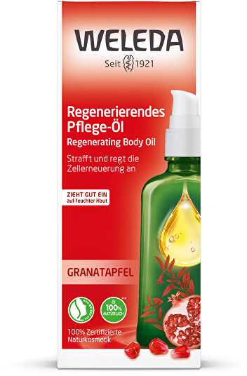 Weleda Granatų regeneruojantis kūno aliejus moterims, 100 ml