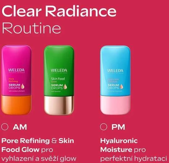 Weleda Boost poras valantys serumo lašai 30ml