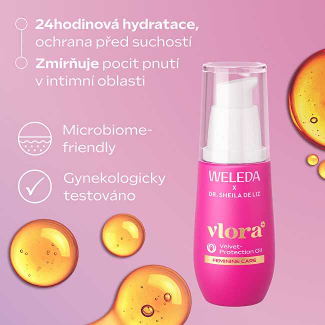 Weleda apsauginis aliejus intymiai zonai Vlora+ Velvet Protection Oil 30 ml
