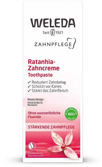 "Weleda Ratanhia" dantų pasta 75ml