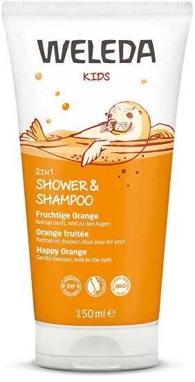 Weleda Cos šampūnas ir kūno prausiklis vaikams Naranja Frutal 150ml