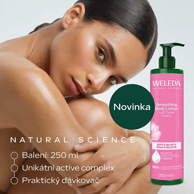 Weleda ROSEHIP pienelis kūnui 250 ml