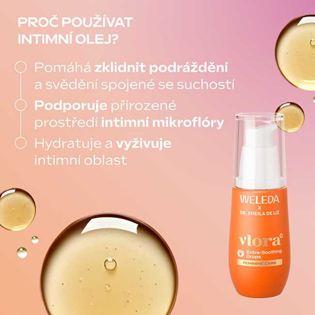 Weleda raminamasis aliejus intymiai zonai Vlora+ ypač raminantys lašai 30 ml