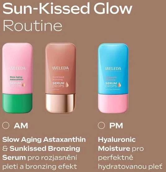 Weleda Boost Sunkissed Bronzing bronzantinio serumo lašai 30 ml