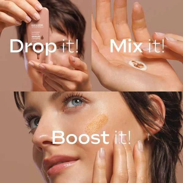 Weleda Boost Sunkissed Bronzing bronzantinio serumo lašai 30 ml