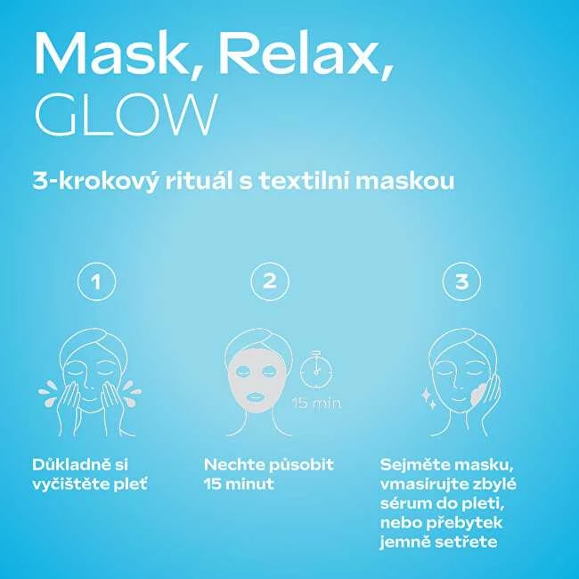 Weleda Exo Boost drėkinamoji lakštinė veido kaukė 20ml