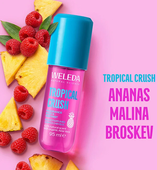 Weleda Tropical Crush kūno ir plaukų kvapo dulksna 95 ml
