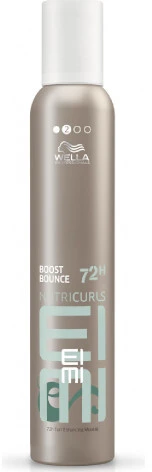 Plaukų putos garbanotiems plaukams Wella Eimi Nutricurls Boost Bounce 72H Mousse 300ml